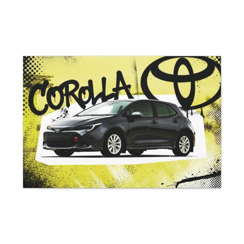 Toyota Corolla HB Canvas poster